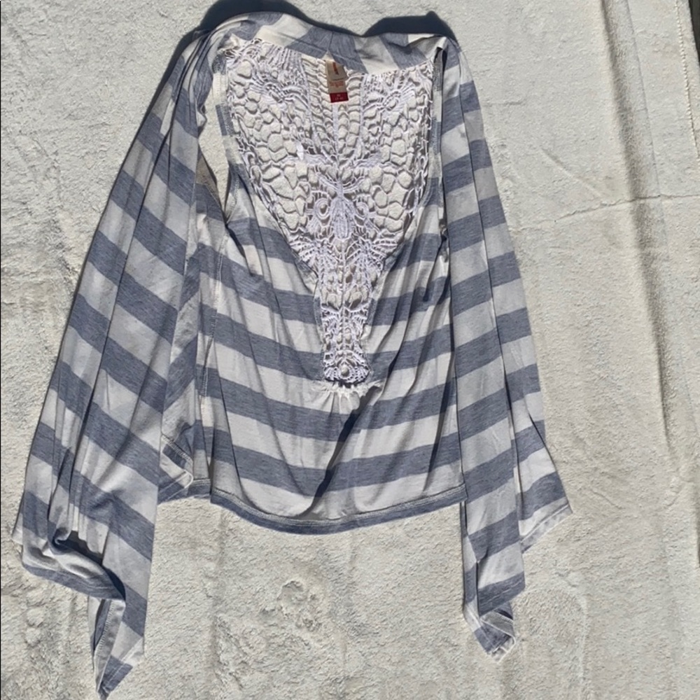 striped blouse